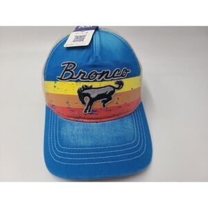 Ford Bronco Mesh Trucker Snapback Hat Cap Casual Baseball Men Women Blue Beige